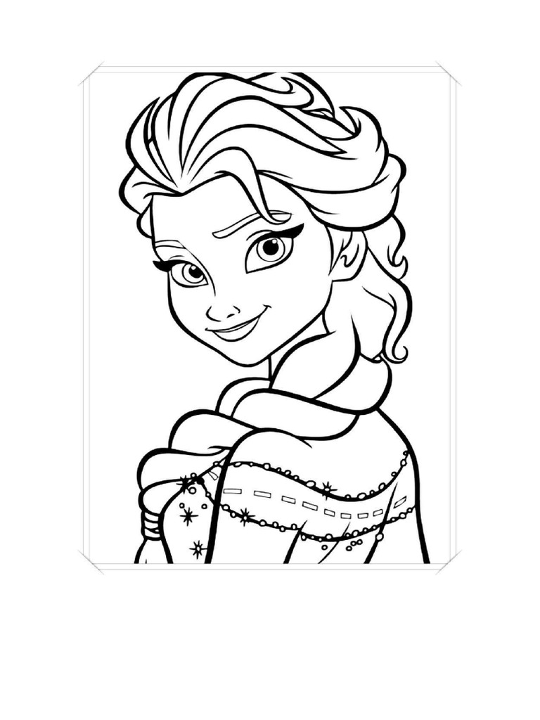 Elsa Colorear | PDF