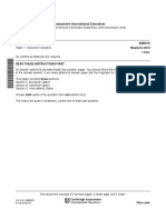 Cambridge International Advanced Subsidiary and Advanced Level