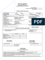 Leave Application Form