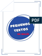 Pequenos Textos em Inglês