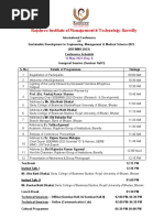 International Conference Schedule 2023