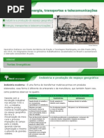 BRASIL - TRANSPORTES, ENERGIAS E TELECOMUNICAÇÕES