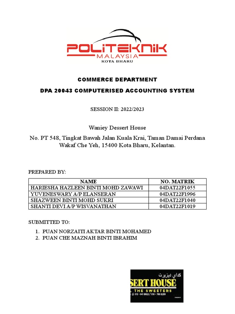 Computerized Accounting System 2023 | PDF