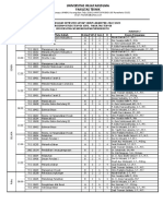 (Reguler) Jadwal Teknik Sipil Semster Genap 2023