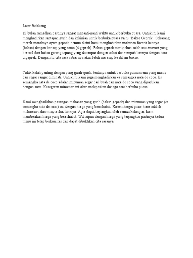 Latar Belakang Proposal PDF