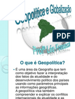 GEOPOLÍTICA E GLOBALIZACAO