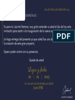 Invitación