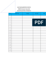 Daftar Hadir - Pengunjung Akar Dialektika