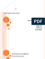 Echnologies Used IN Pparel Ndustry: Presented By: ANSHUL Manish Nitin Srikant Poonam Ravindra