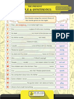 Worksheet The Present Simple or Continuous 1