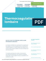 Thermocoagulation Lombaire - Orthosud Montpellier