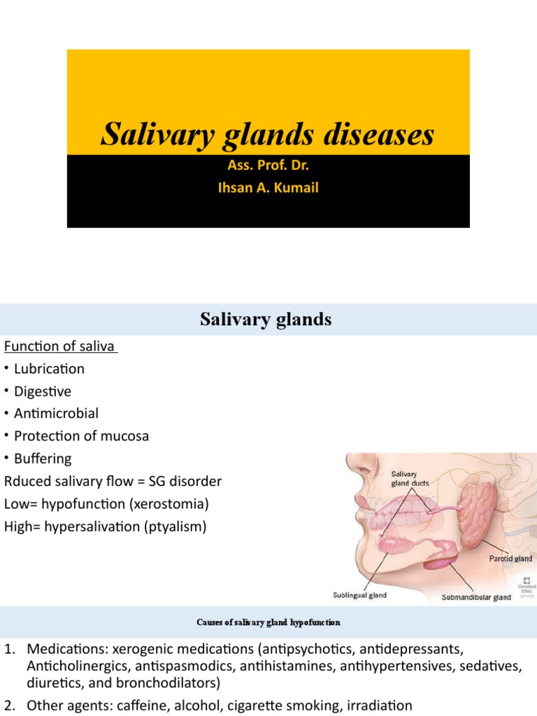Salivary Gland Disease PDF Medical Specialties Health Sciences
