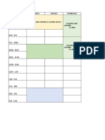 Schedule 2n Sem 2022-2023