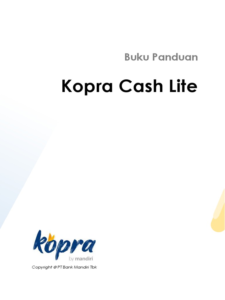 Buku Panduan Kopra Cash Lite PDF