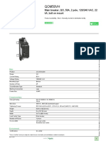 Square D QOM50VH Circuit Breakers Data Sheet