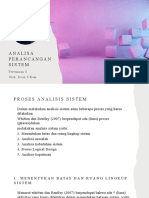 Analisa Perancangan Sistem