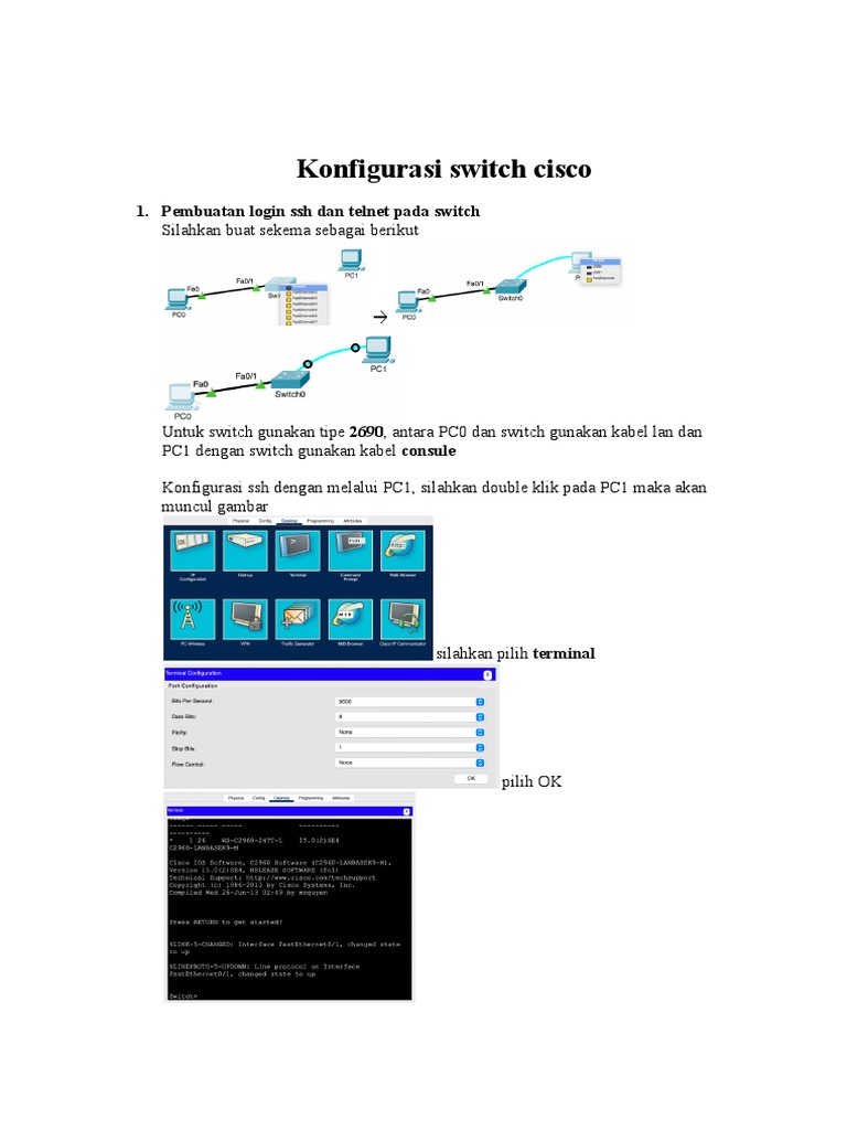 Konfigurasi Switch Cisco | PDF