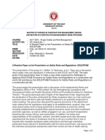 Reaction Paper - M7-Activity-1 - GCT 7204-Psrm-Safety-Rules-And-Regulations-Dole-Or-Pcab - Hernandez