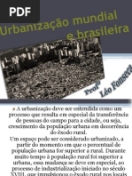 URBANIZAÇÃO