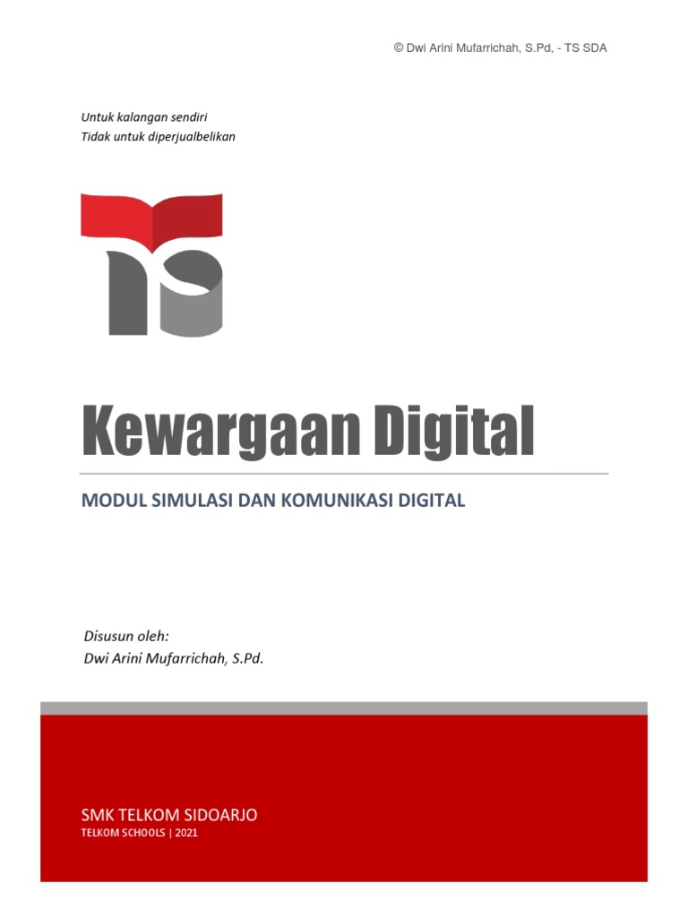 Modul Kewargaan Digital - SIMDIG | PDF | Ilmu Sosial | Komputer