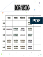 Horario SEGUNDO Cuatri 2º