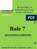 Revised Rules On Administrative Cases in The Civil Service