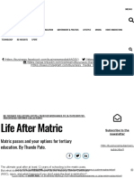 Life After Matric - Business Media MAcfGS