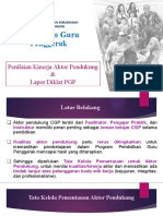 Orientasi Penilaian Kinerja & Lapor PGP A8