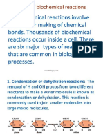 Biochemical Reactions