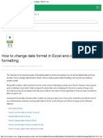 Excel - Custom Date Format