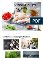 Proyek Bisnis Idustri Kuliner