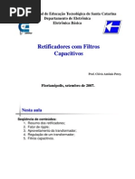 14130249 CEFET SC Retificadores Com Filtros Capacitivos