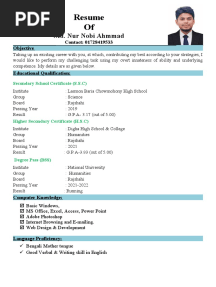 Update CV