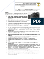 Examen Diagnostico C y T-VI CICLO