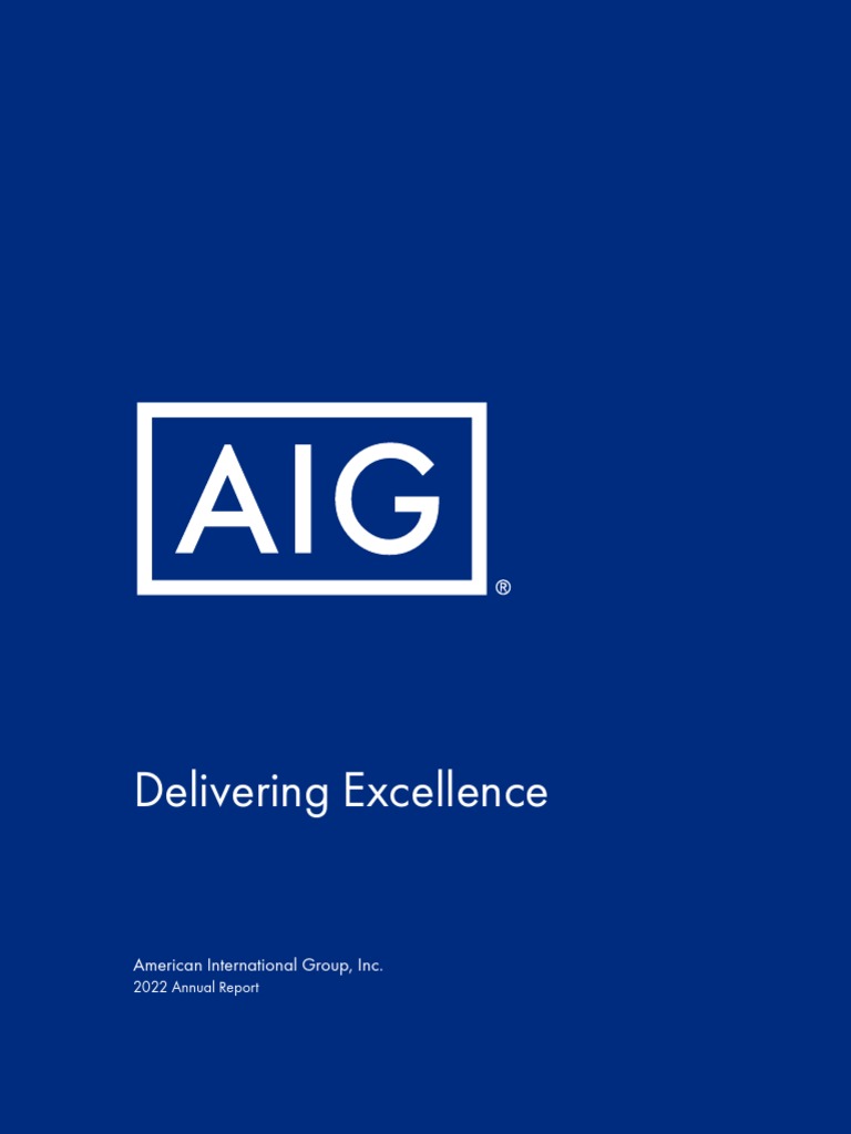 Aig 2022 Annual Report Pdf.coredownload PDF American