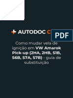 Como Mudar Vela de Ignição em VW Amarok Pick-Up (2HA, 2HB, S1B, S6B, S7A, S7B) - Guia de Substituição