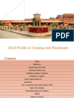 DEI-Training and Placement