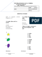 Bimestral Ingles 2º