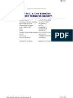 Sbi - Kiosk Banking Money Transfer Receipt: Deposit Successful, Journal Number Is 64816411