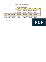 Jadwal PTM Kelas 4-1