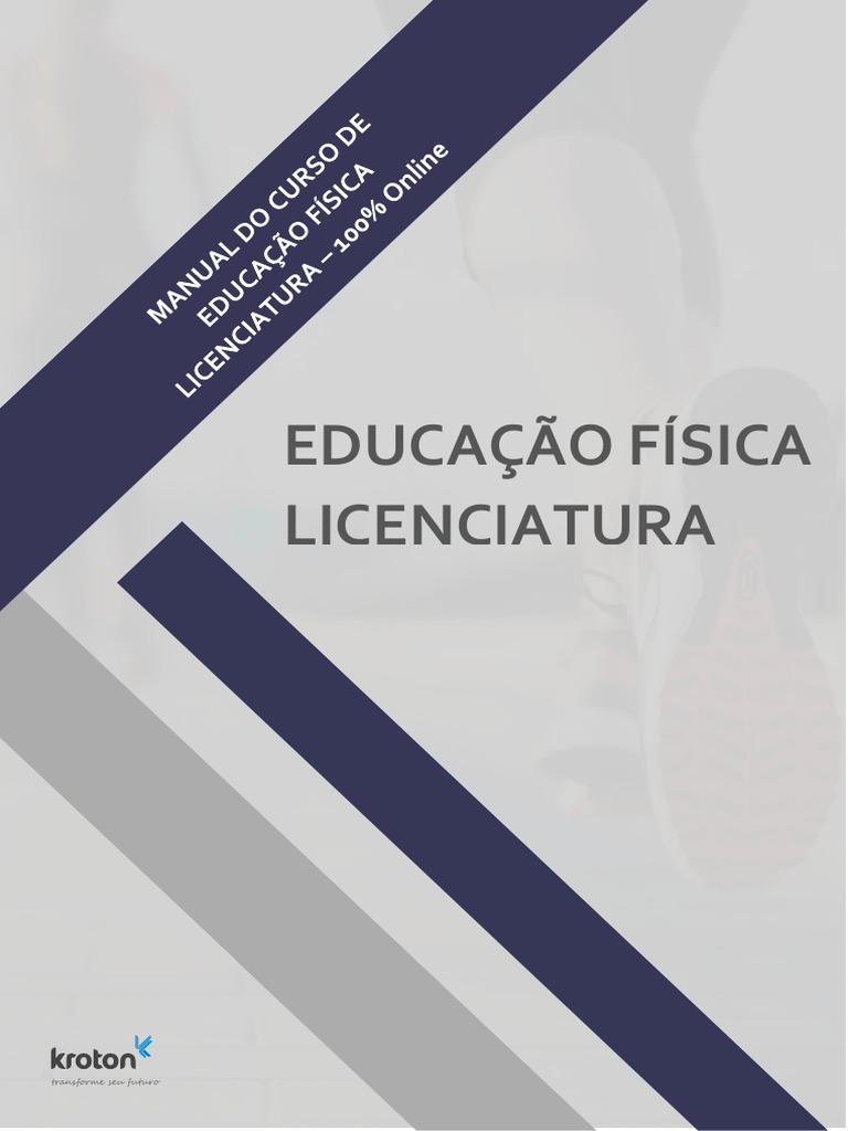 Manual da Licenciatura em Educação Física EaD | PDF | Educação Física ...