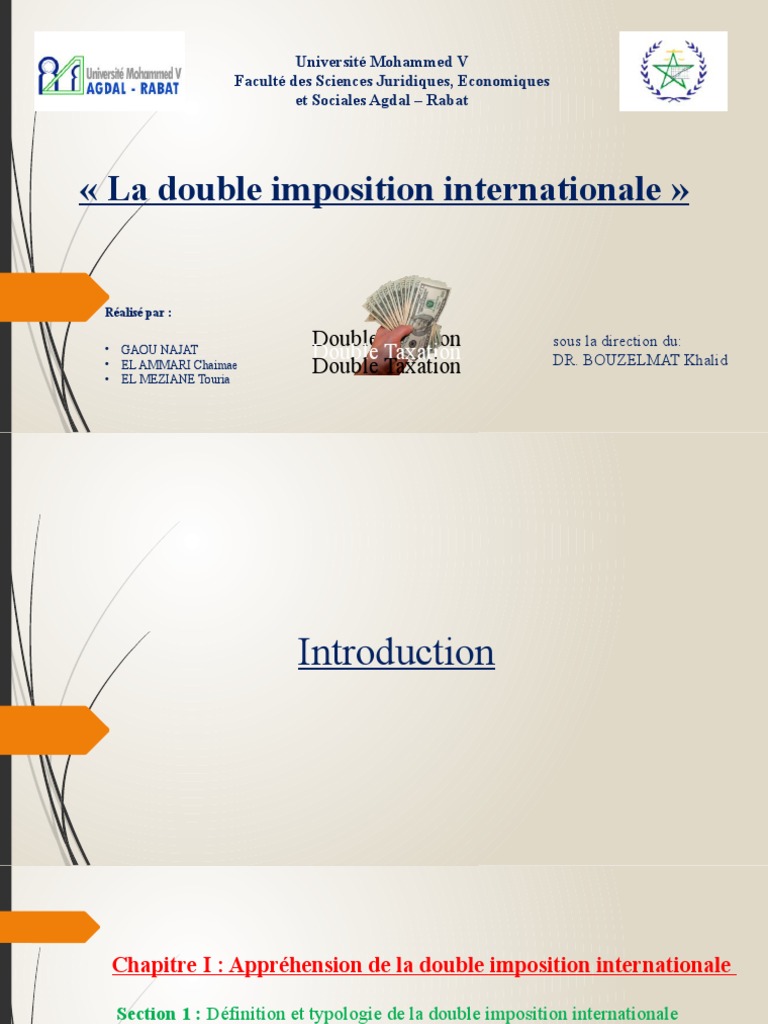 Comprendre la double imposition fiscale | PDF