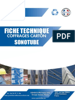 Fiche Technique Coffrage Carton SONOTUBE - 2022