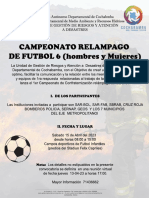 Convocatoria A Campeonato de Futsal