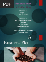 Coffee Shop Business Plan 1