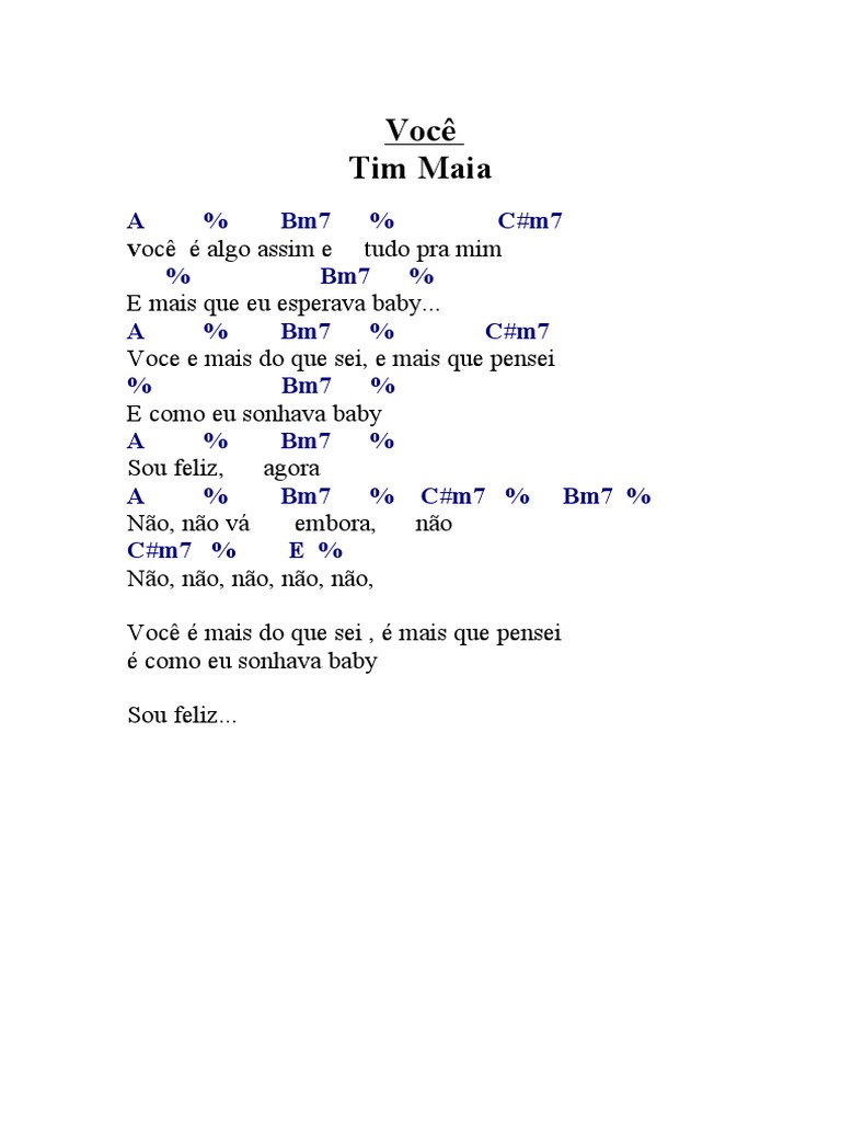 895 - Voce - Tim Maia | PDF