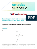 AS & A Level 9709 Mathematics Paper 2