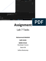 Lab 7 Tasks M.abdullah41441SoftooBootcampBatch 8