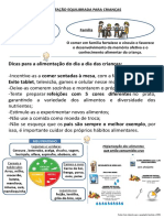 Material Educação Alimentar Criança