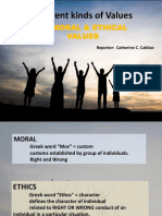 5.3 Moral & Ethic Values